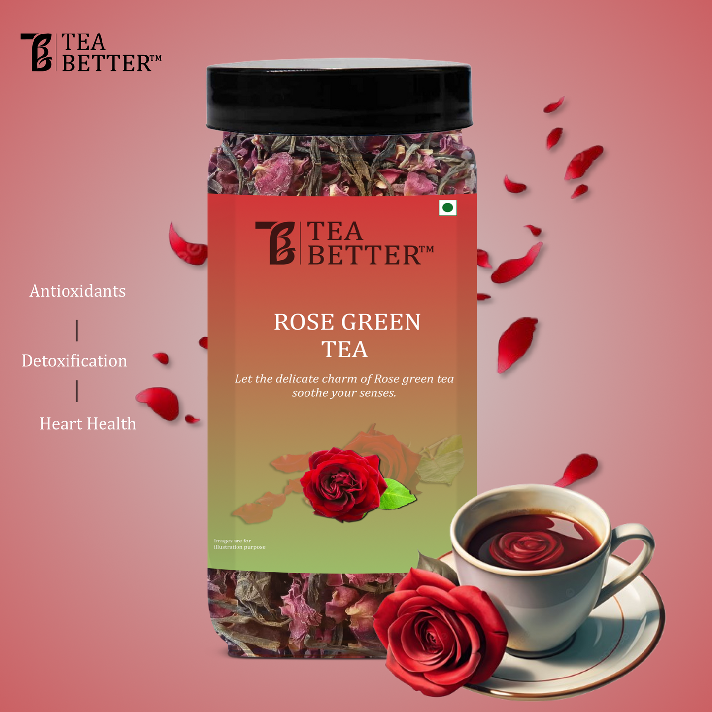 Rose Green Tea