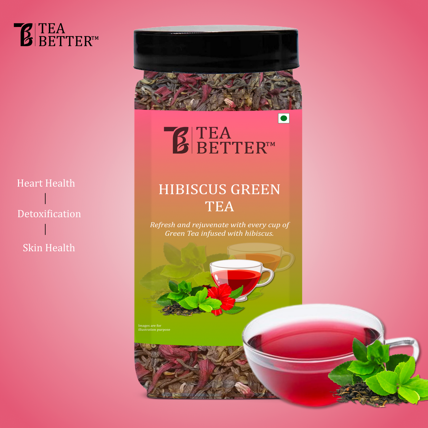 Hibiscus Green Tea