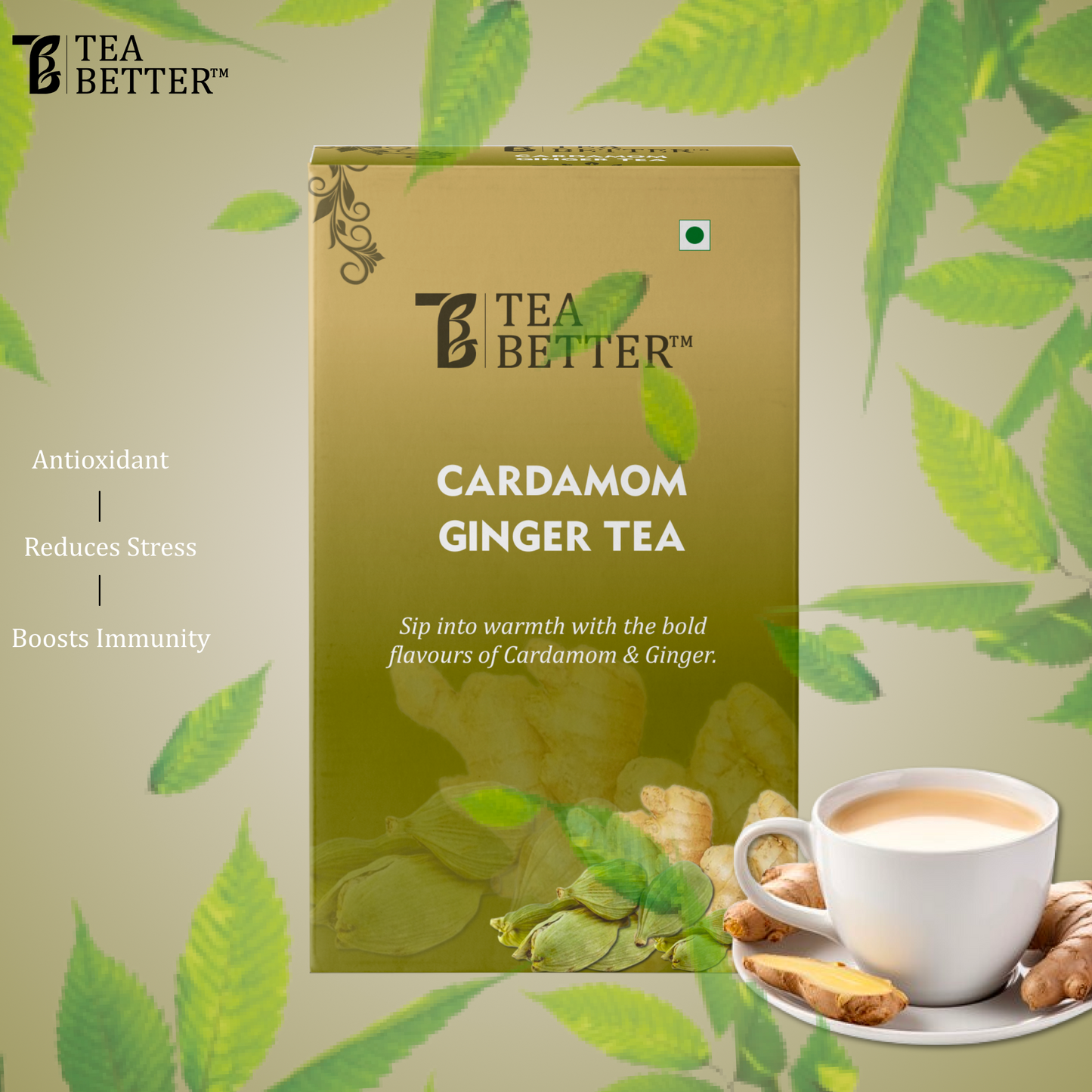 Cardamom Ginger Tea 100g