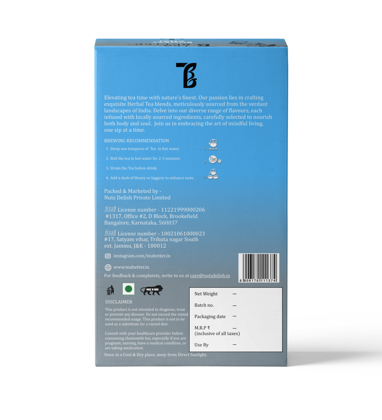 Bombay Chai 100g