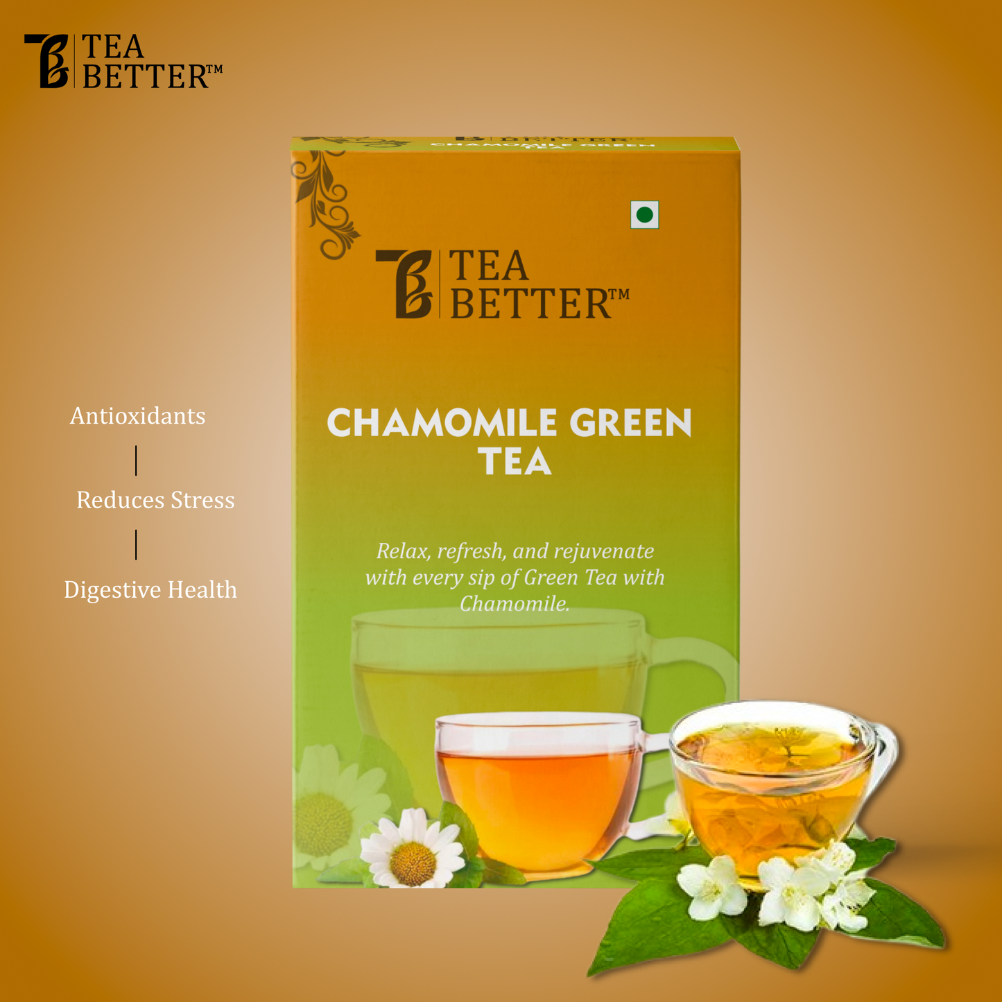 Green tea with chamomile Flavour