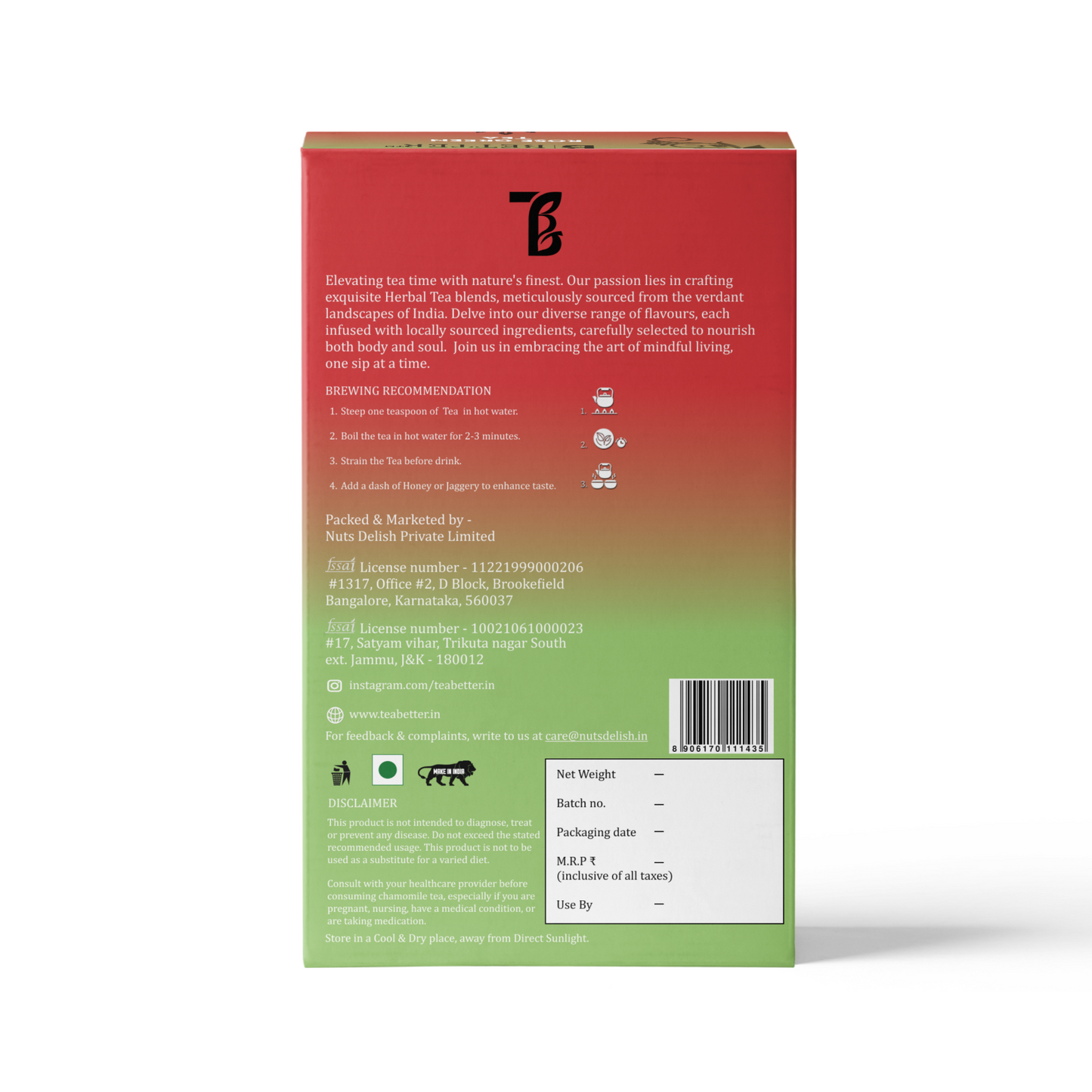 Rose Green Tea