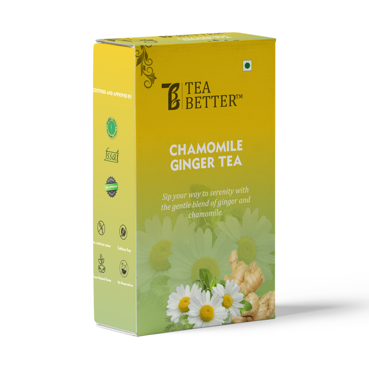 Ginger Chamomile Green Tea 100g