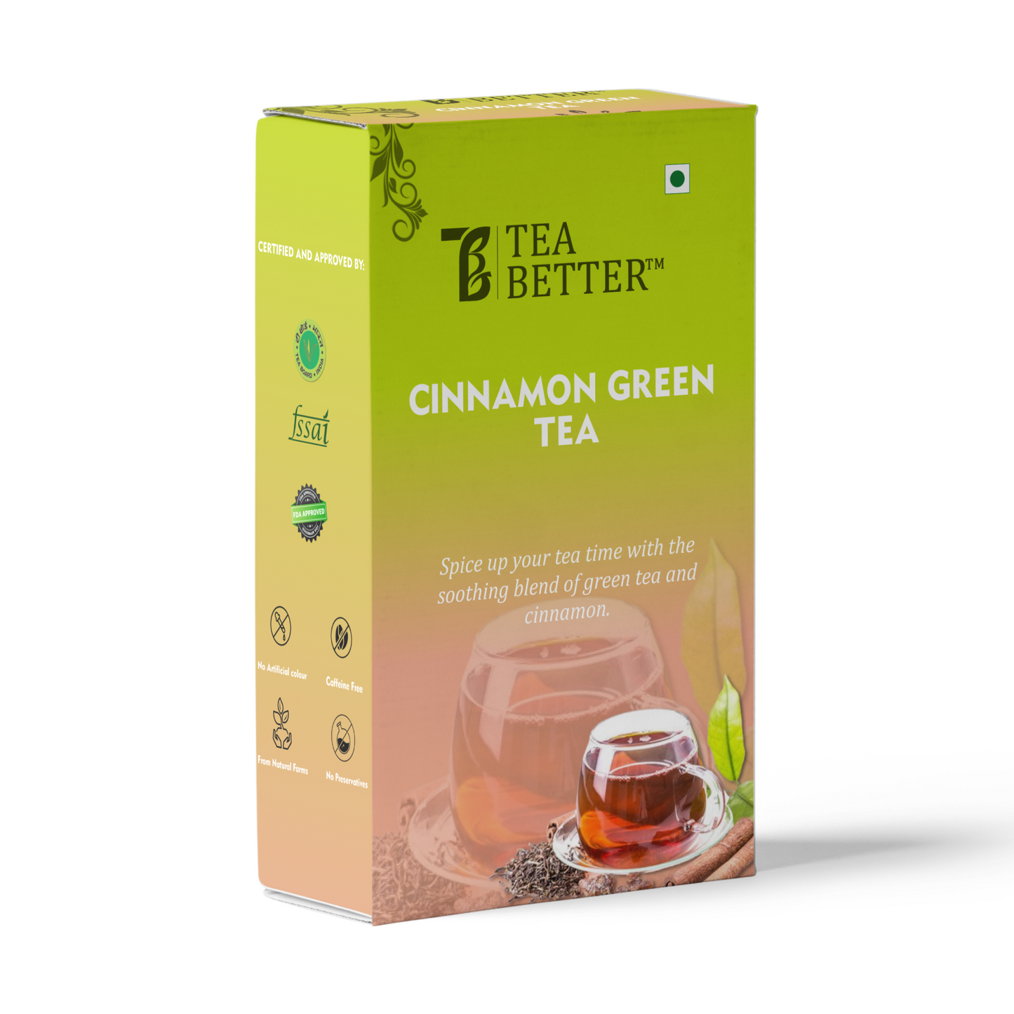 Green Tea with Cinnamon Spice 100g