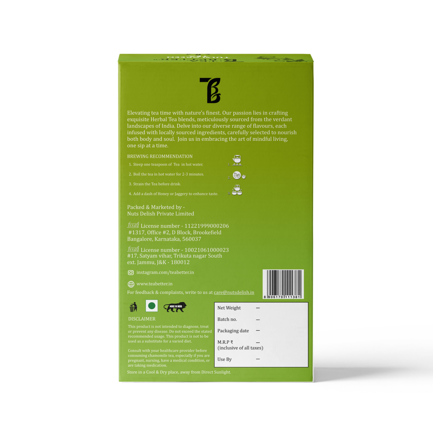 Tulsi Green Tea 100g
