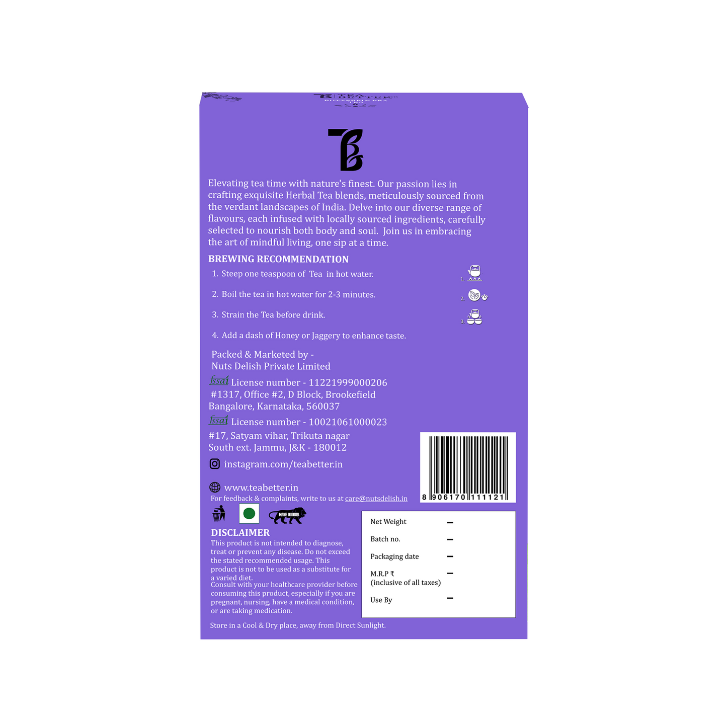 Butterfly Pea Flower Tea