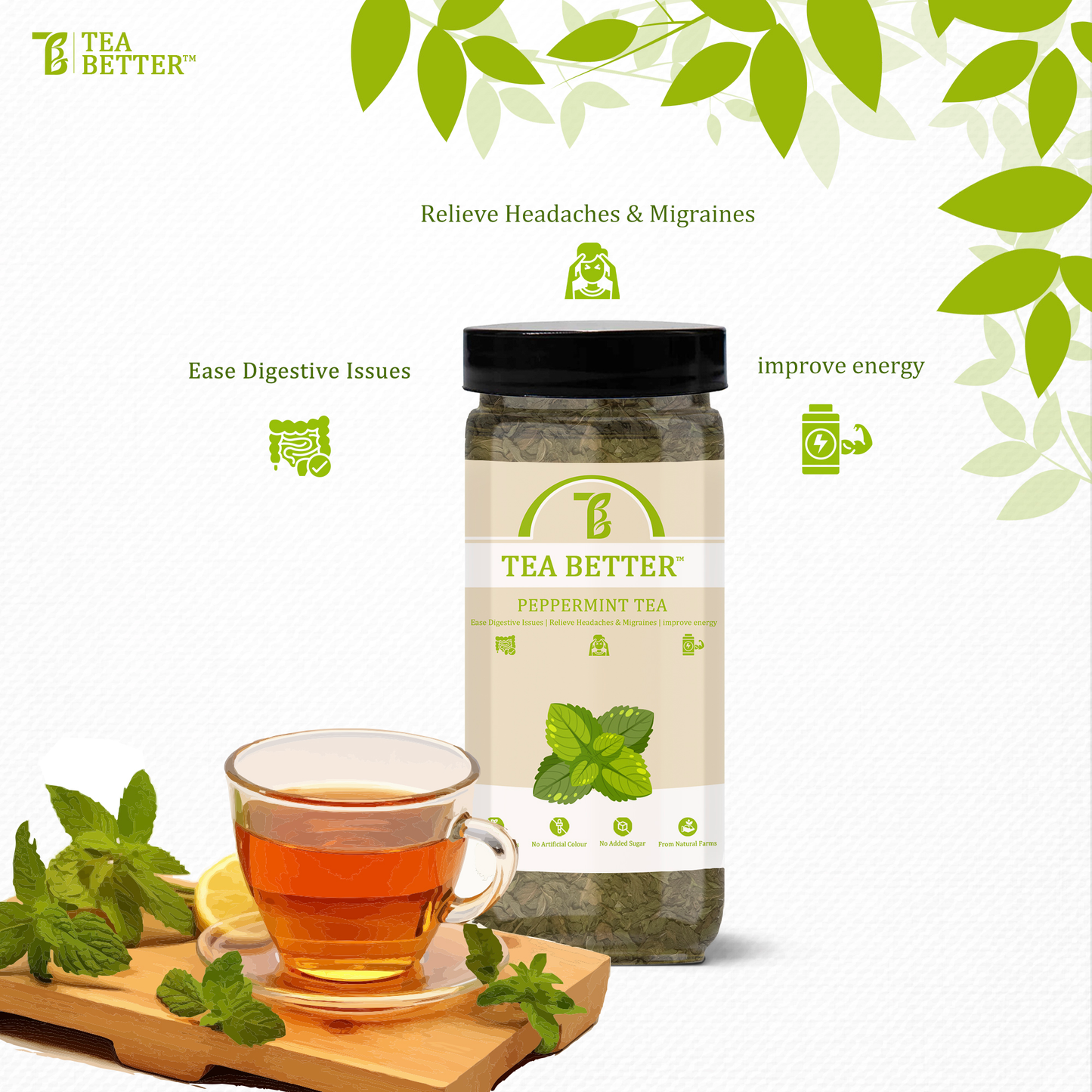 Peppermint and Lemongrass Tea combo