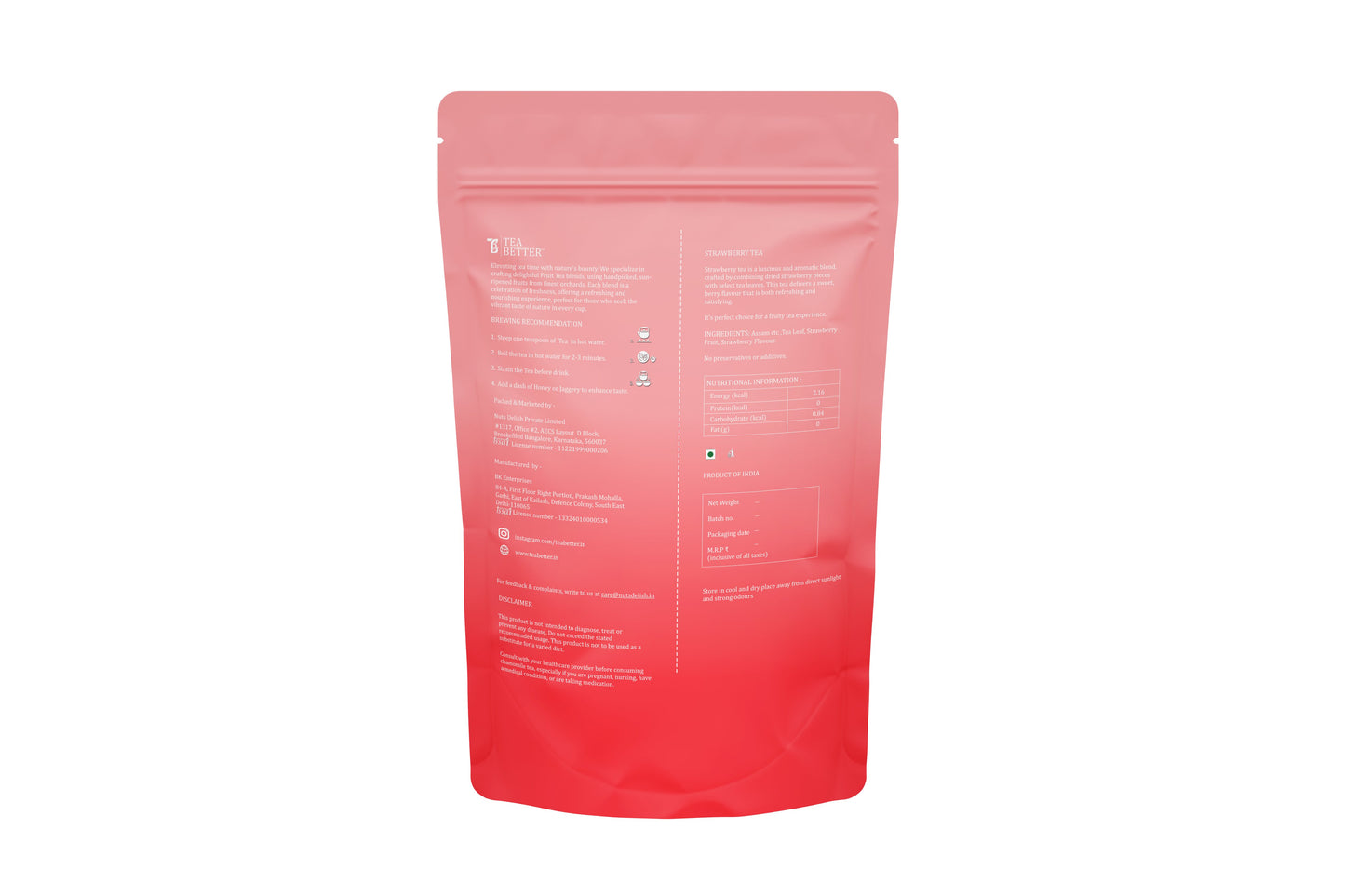 Strawberry Fruit Tea