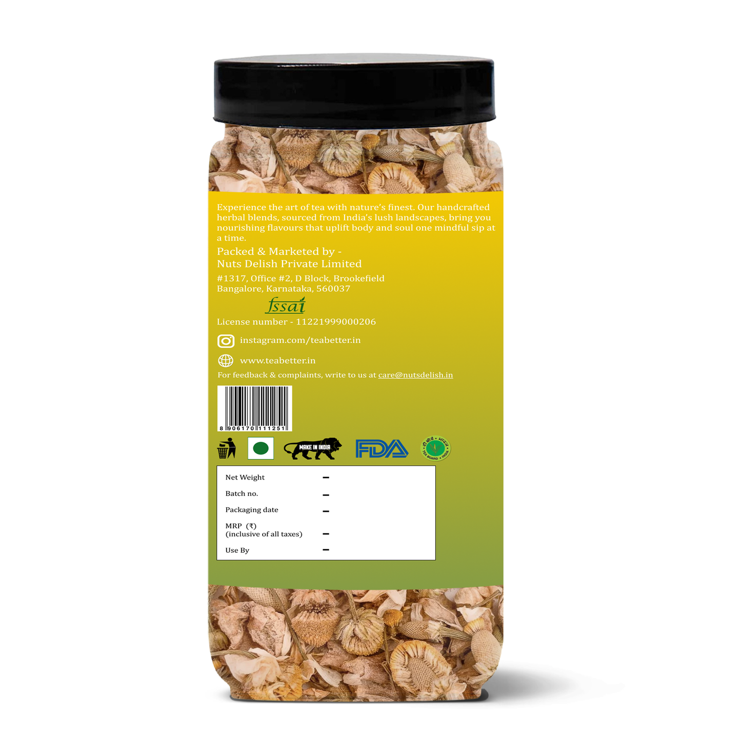 Chamomile Ginger Tea