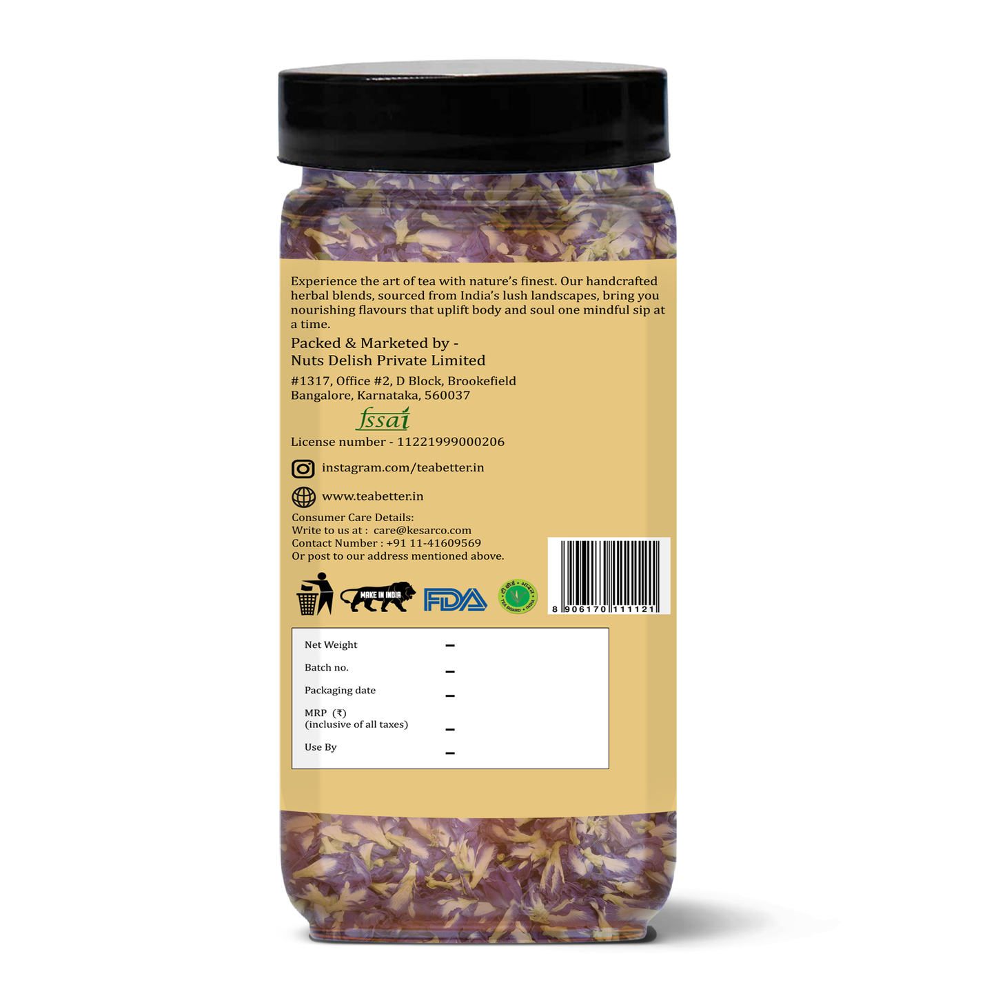 Butterfly Pea and Hibiscus Tea Combo