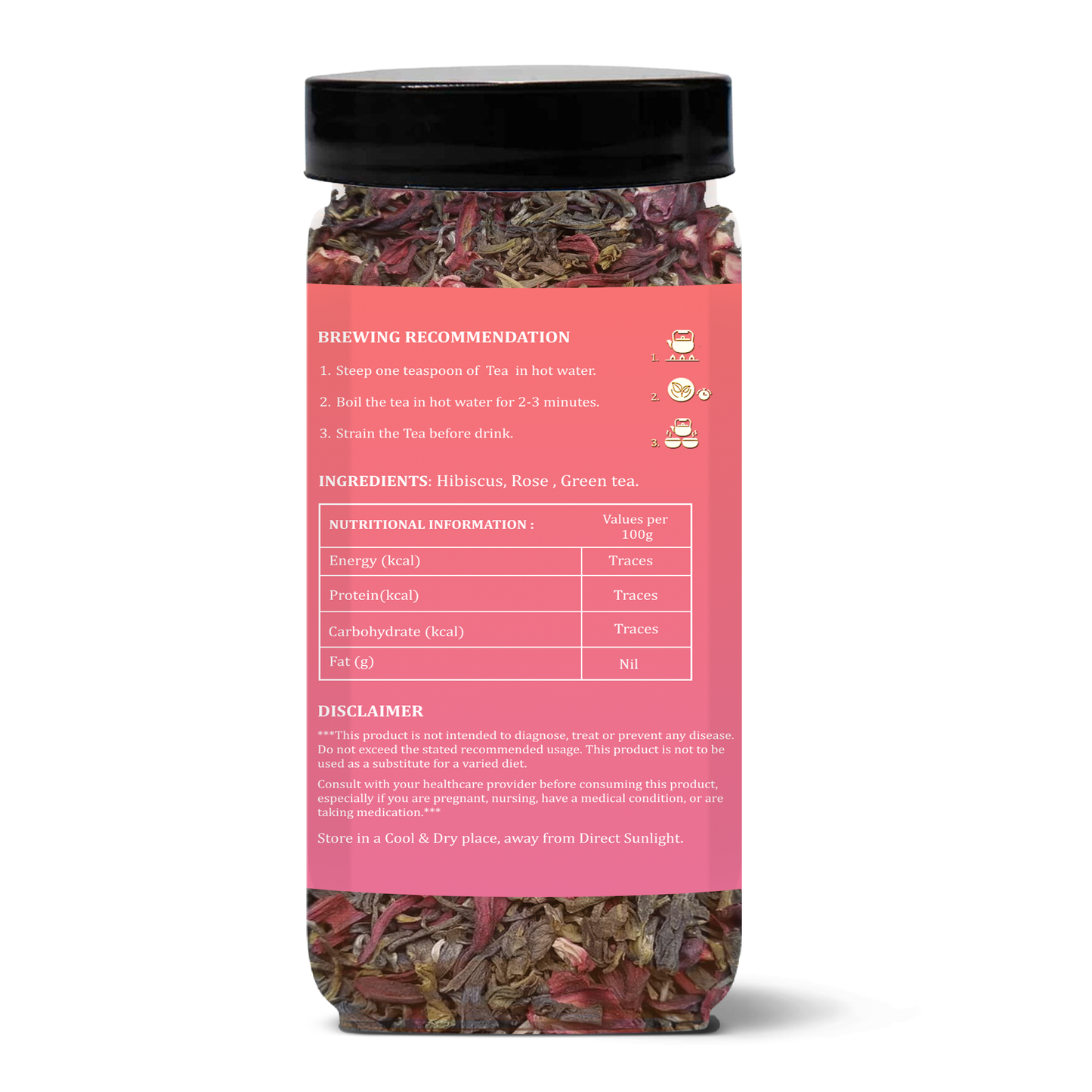 Hibiscus Rose Green Tea