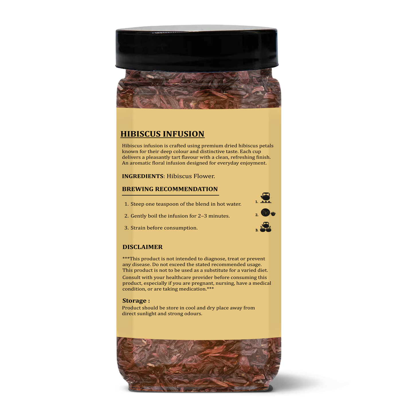 Rose Flower and Hibiscus Flower Tea combo