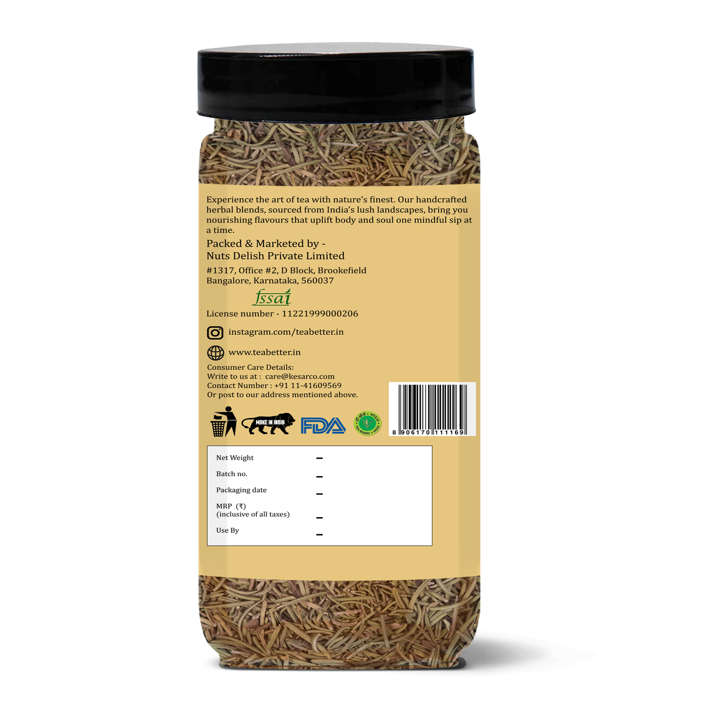 Lemongrass & Rosemary Tea Leaves Combo