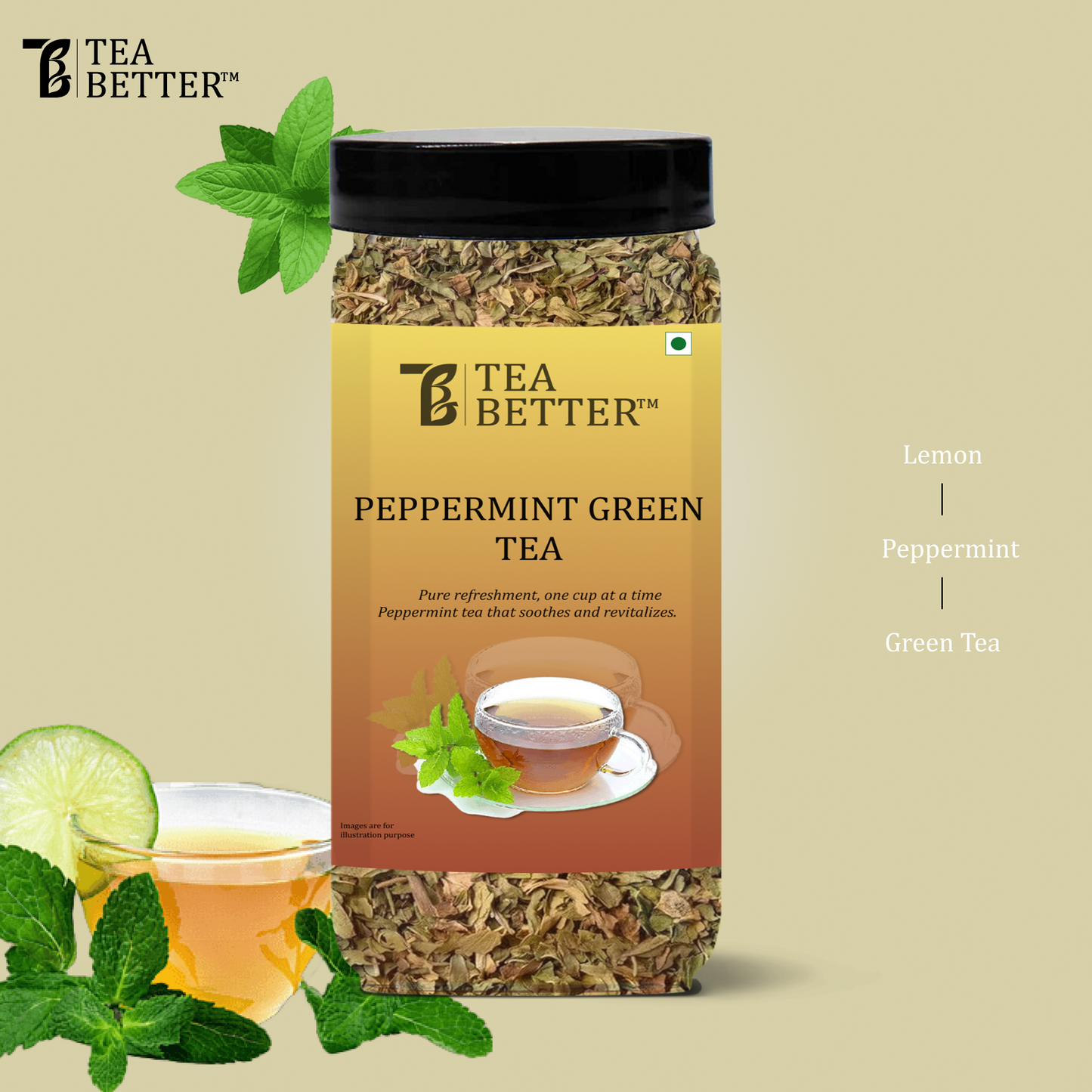 Peppermint Green Tea