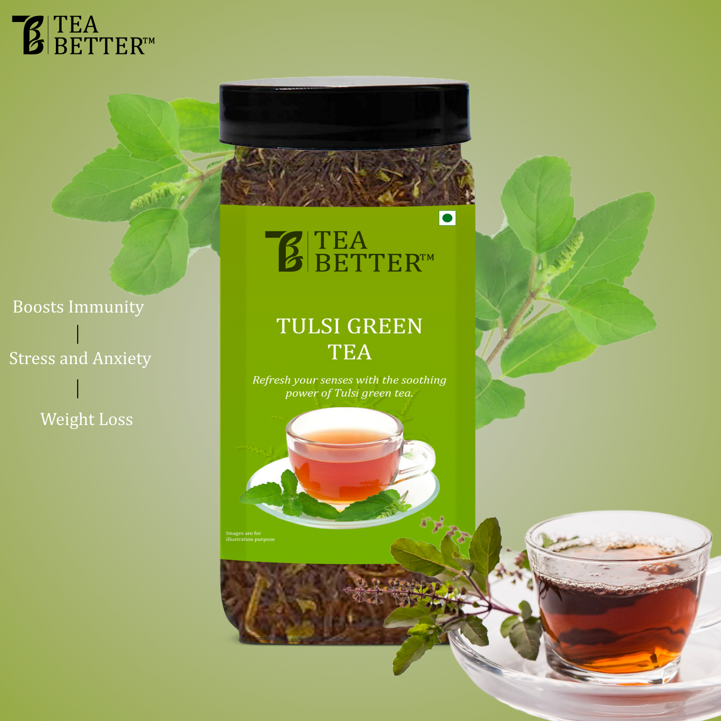 Tulsi Green Tea