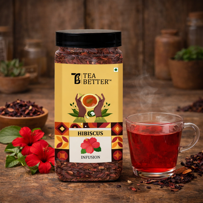 Hibiscus Flower Tea & Chamomile Tea Combo