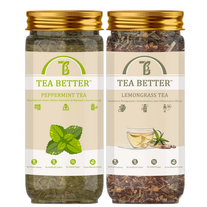 Peppermint and Lemongrass Tea combo