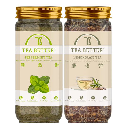 Peppermint and Lemongrass Tea combo