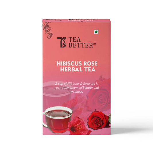 Hibiscus & Rose Flavour Green Tea 100g