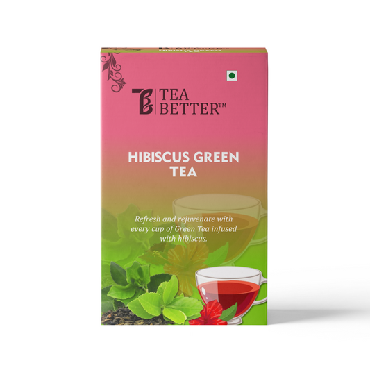 Green Tea with Hibiscus flavour 100g