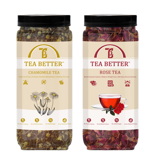 Rose and Chamomile Tea combo