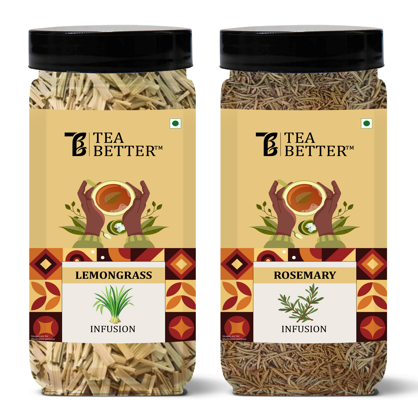 Lemongrass & Rosemary Tea Leaves Combo