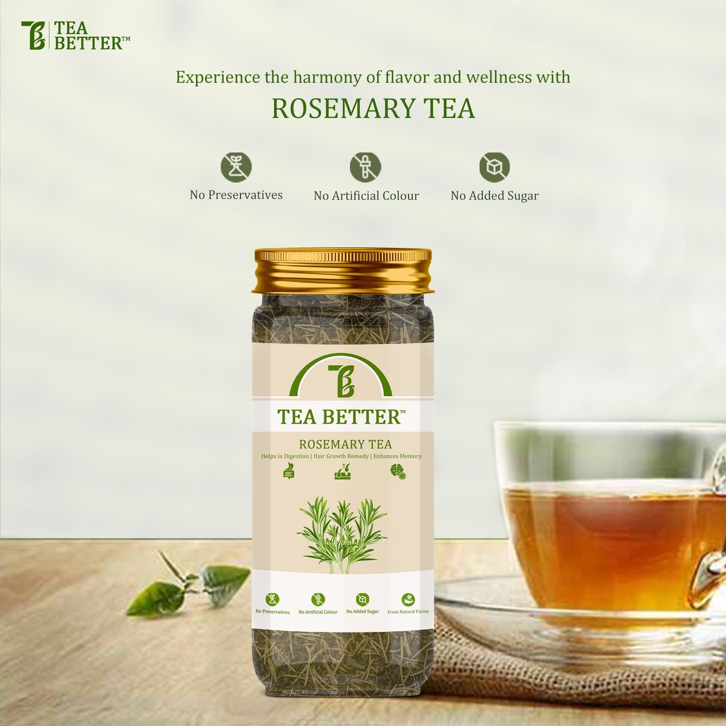 Lemongrass & Rosemary Tea Leaves Combo